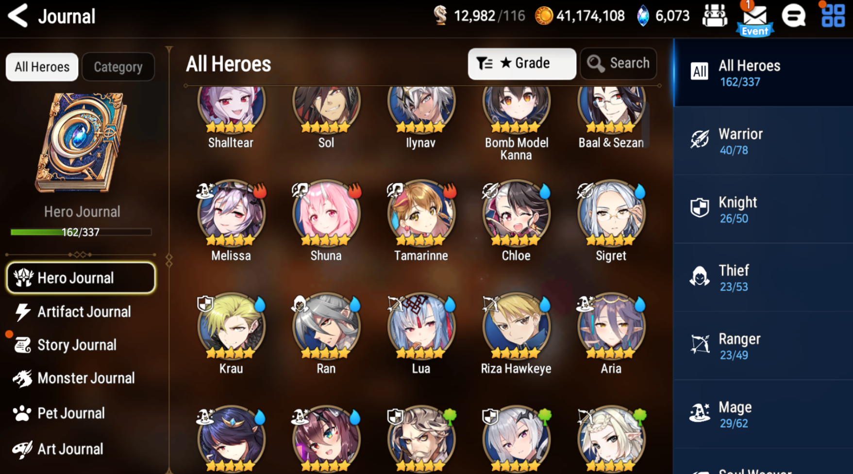 [GLOBAL][INSTANT] Epic 7 Seven 9ML+27 4*ML Dragon Bride Senya Conqueror Lilias Krau Kawerik Vivian 10-10 Account-Mobile Games Starter