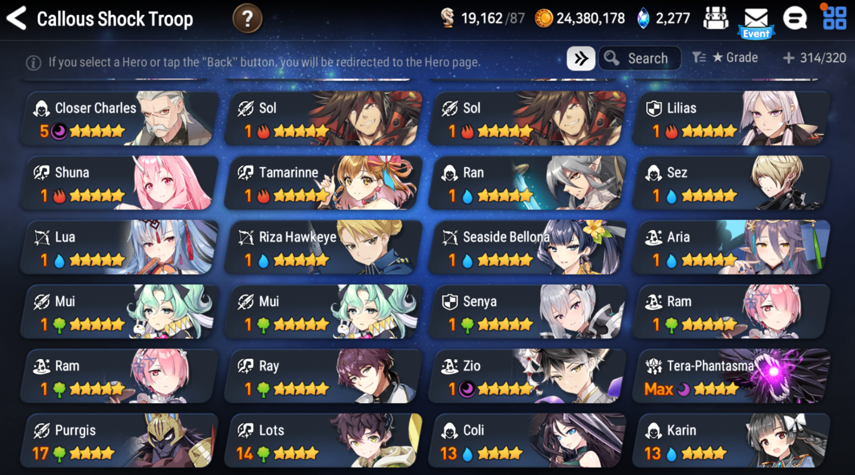 [GLOBAL][INSTANT] Epic 7 Seven 9ML+27 4*ML+3 limited Navy Captain Landy Dragon King Sharun etc Seaside Bellona + Name 10-10 Account Mystics-Mobile Games Starter