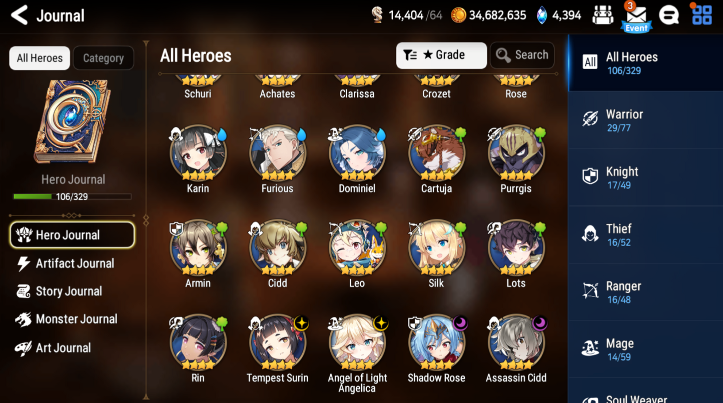 [GLOBAL][INSTANT] Epic 7 Seven Apocalypse Ravi Rimuru Tenebria Angel Angelica + 2700 Mystics ML pulls Starter Account-Mobile Games Starter