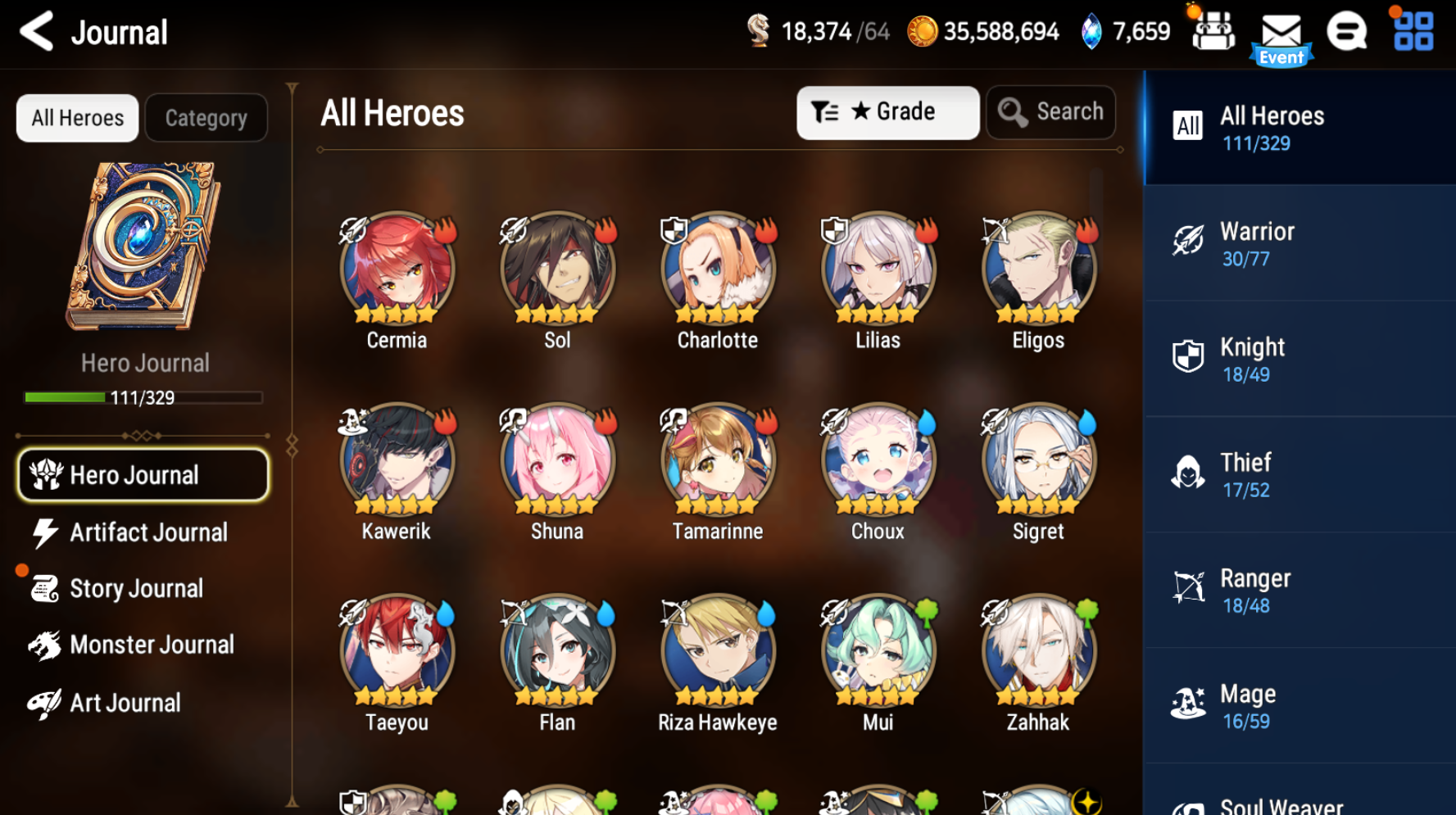 [GLOBAL][INSTANT] Epic 7 Seven Astromancer Elena Angel Angelica + 3100 Mystics ML pulls Starter Account-Mobile Games Starter