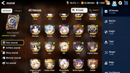 [GLOBAL][INSTANT] Epic 7 Seven Astromancer Elena Angel Angelica + 3100 Mystics ML pulls Starter Account-Mobile Games Starter