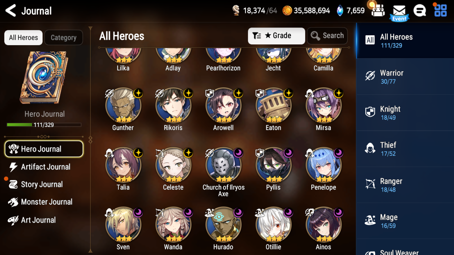 [GLOBAL][INSTANT] Epic 7 Seven Astromancer Elena Angel Angelica + 3100 Mystics ML pulls Starter Account-Mobile Games Starter