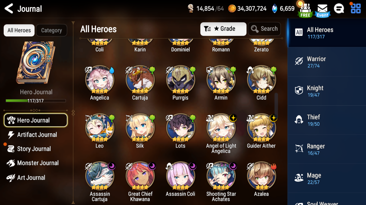 [Global][INSTANT]Epic 7 Seven Belian Angel Angelica + ML pulls + Name Starter Account-Mobile Games Starter