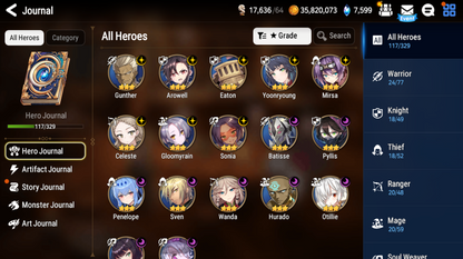 [GLOBAL][INSTANT] Epic 7 Seven Blood Moon Haste + 2900 Mystics ML pulls Starter Account-Mobile Games Starter