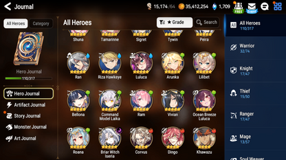 [Global][INSTANT]Epic 7 Seven Briar Witch Iseria Ocean Breeze Luluca+Artifact+Name Starter Account-Mobile Games Starter