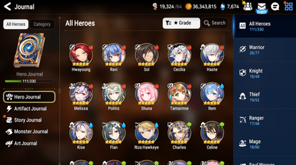 [GLOBAL][INSTANT] Epic 7 Seven Designer Lilibet + Rem + Mystics ML pulls Starter Account-Mobile Games Starter