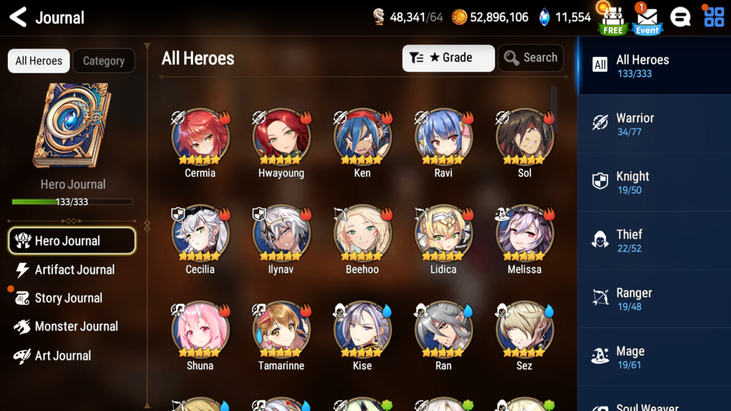 [GLOBAL][INSTANT] Epic 7 Seven Dragon Bride Senya Top Model Luluca +OB + 56ML pulls 11k skystones 2450 mystics+ Name Starter Account-Mobile Games Starter