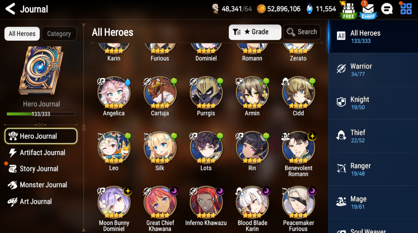 [GLOBAL][INSTANT] Epic 7 Seven Dragon Bride Senya Top Model Luluca +OB + 56ML pulls 11k skystones 2450 mystics+ Name Starter Account-Mobile Games Starter