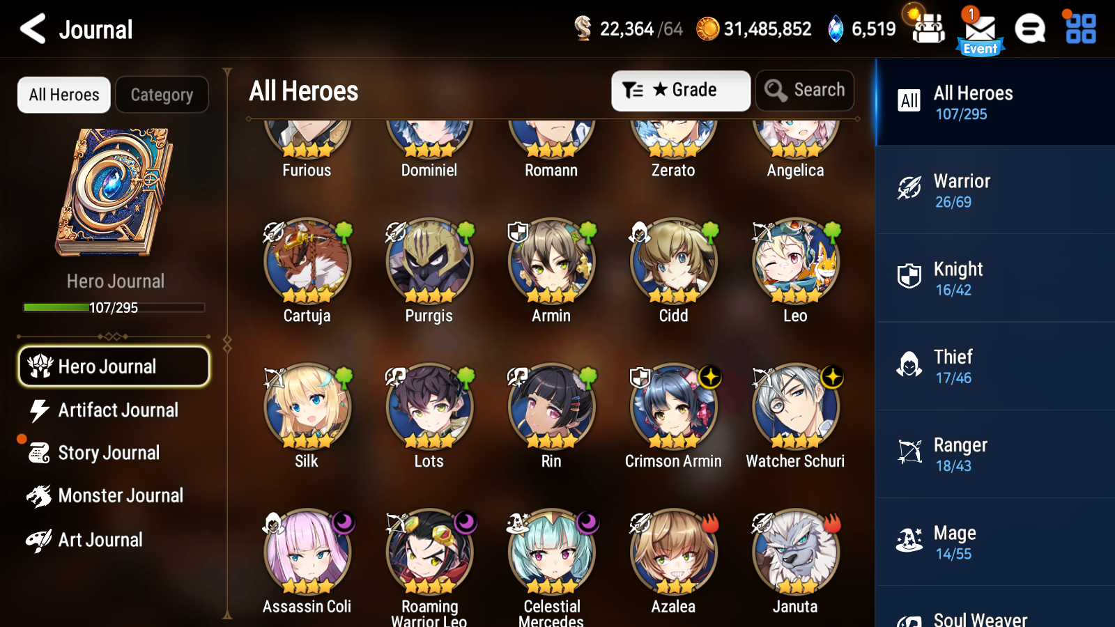 [Global][INSTANT]Epic 7 Seven Emilia Diene Ocean Breeze Luluca Angel of Light Angelica +Name Starter Account-Mobile Games Starter