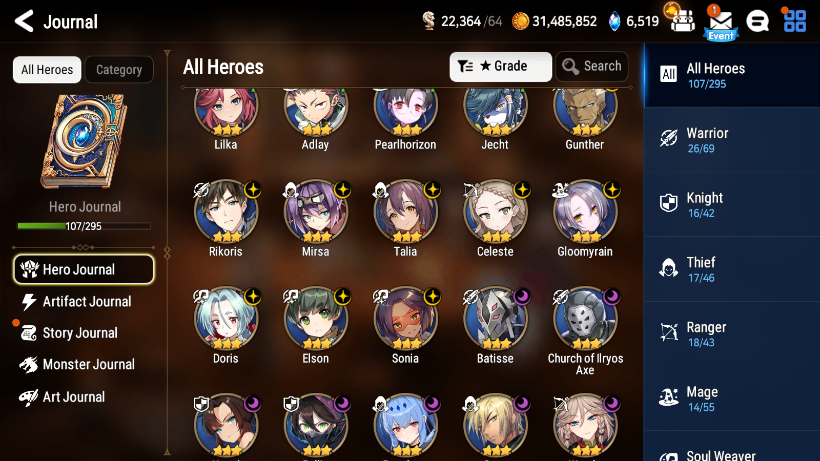 [Global][INSTANT]Epic 7 Seven Emilia Diene Ocean Breeze Luluca Angel of Light Angelica +Name Starter Account-Mobile Games Starter