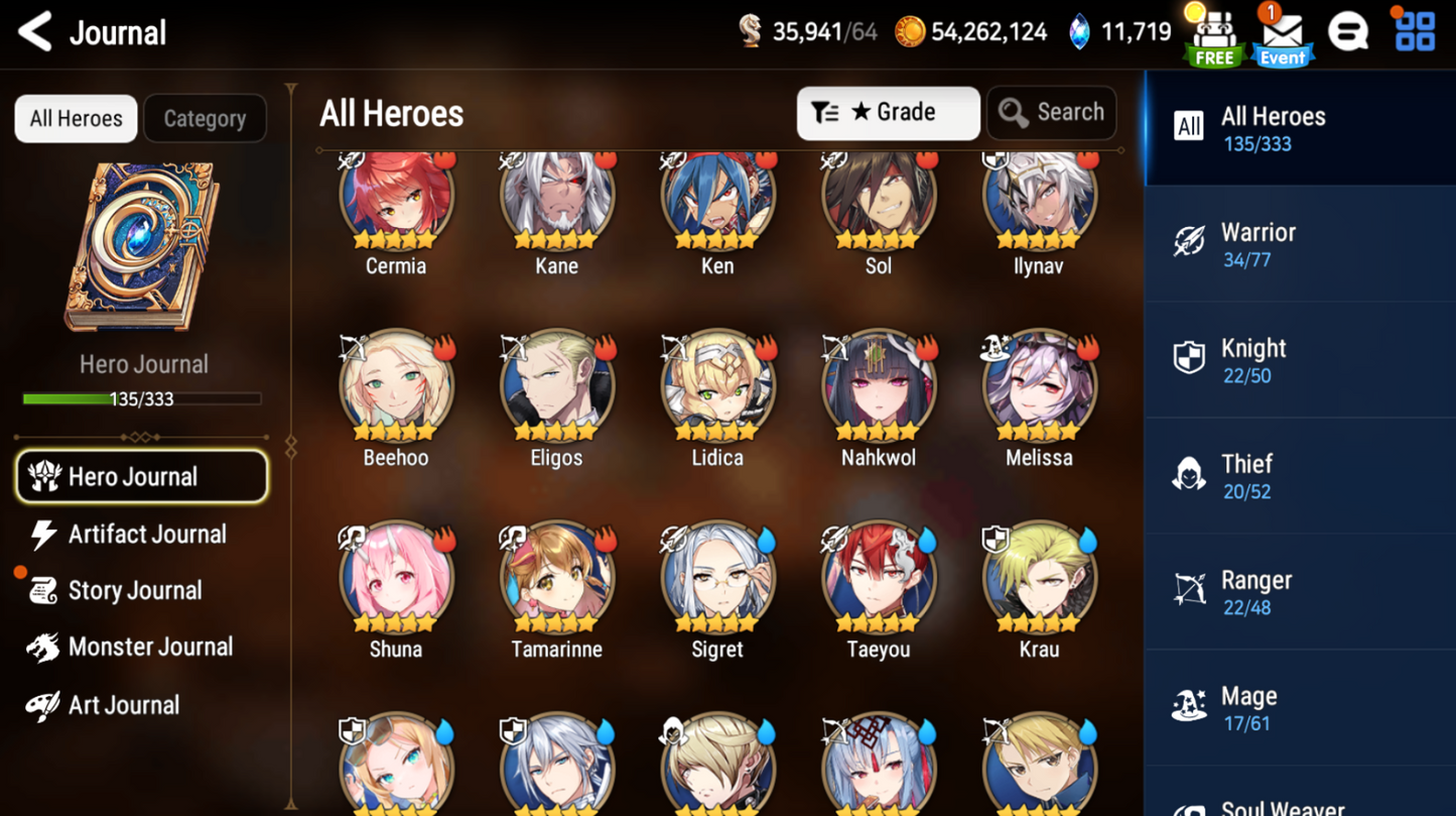 [GLOBAL][INSTANT] Epic 7 Seven Empyrean Ilynav Maid Chloe + 58ML pulls 11k skystones 2500 mystics+ Name Starter Account-Mobile Games Starter