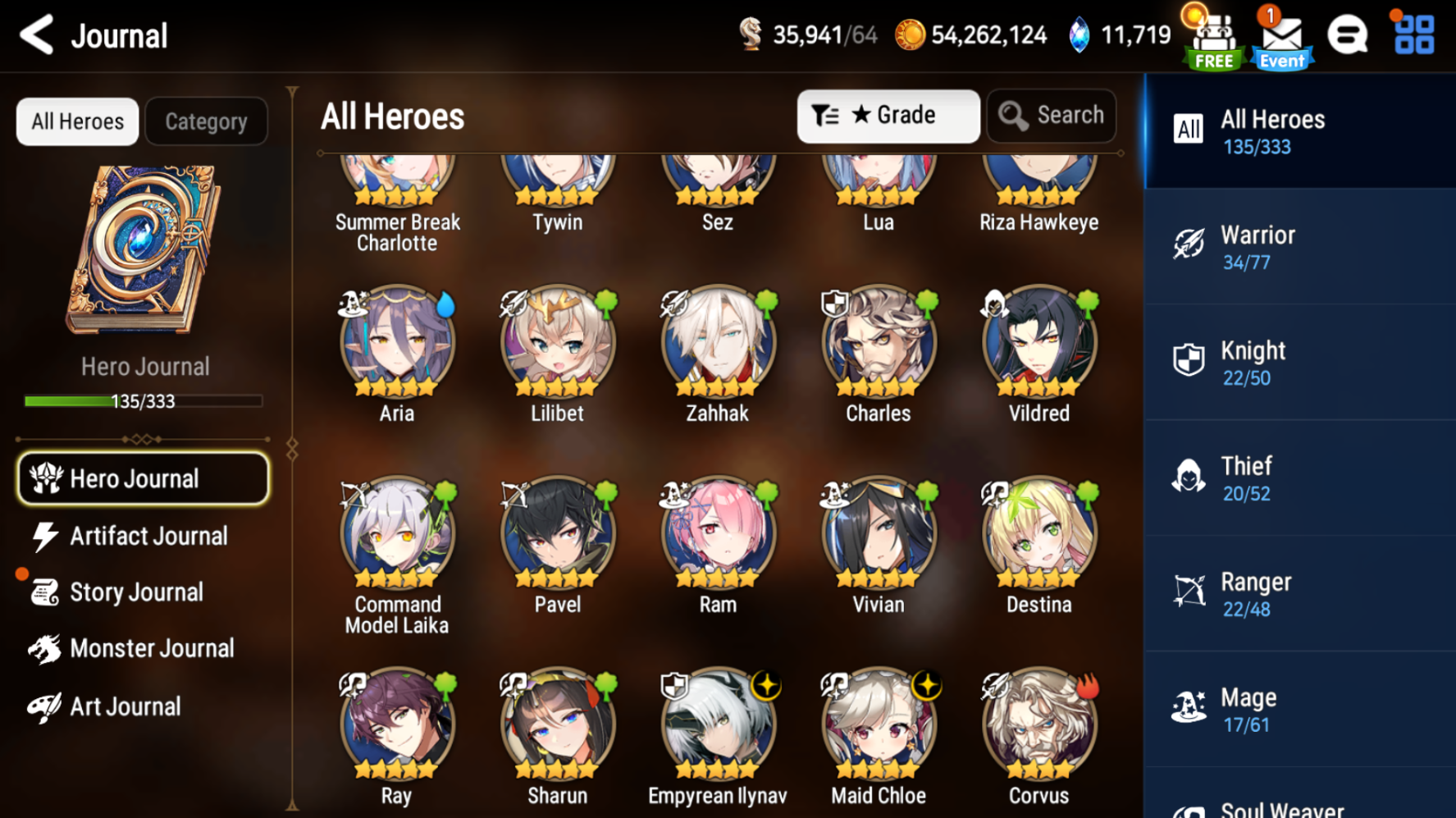 [GLOBAL][INSTANT] Epic 7 Seven Empyrean Ilynav Maid Chloe + 58ML pulls 11k skystones 2500 mystics+ Name Starter Account-Mobile Games Starter