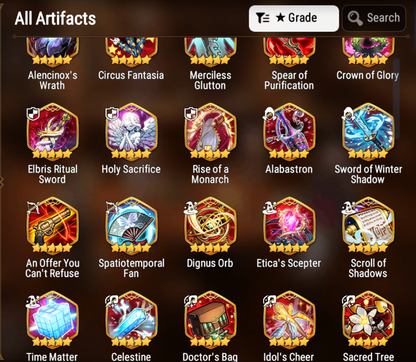 [GLOBAL][INSTANT] Epic 7 Seven Empyrean Ilynav + ML pulls +Name Starter Account-Mobile Games Starter