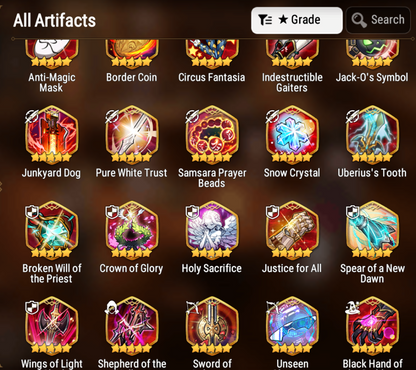 [Global][INSTANT] Epic 7 Seven Festive Eda Amid Fallen Cecilia Jack Death Dealer Ray + pulls+ Name Starter Account-Mobile Games Starter