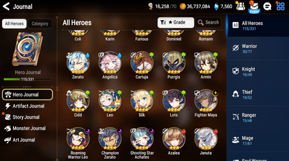 [GLOBAL][INSTANT] Epic 7 Seven Festive Eda Maid Chloe Martial Artist Ken + ML pulls Starter Account-Mobile Games Starter