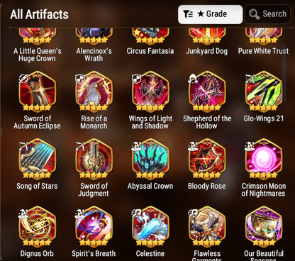 [GLOBAL][INSTANT] Epic 7 Seven Frida Ambitious Tywin + 22ML pulls 2900 mystics + Name Starter Account-Mobile Games Starter