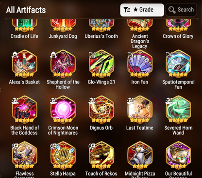 [GLOBAL][INSTANT] Epic 7 Seven Frida Death Dealer Ray + 26ML 2500 mystics pulls + Name Starter Account-Mobile Games Starter