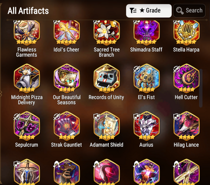 [GLOBAL][INSTANT] Epic 7 Seven Frida Designer Lilibet Angel Angelica + 29ML 2700 mystics pulls + Name Starter Account-Mobile Games Starter