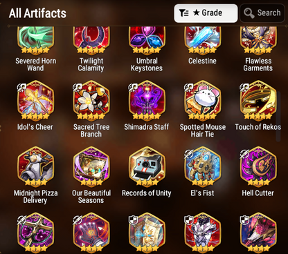 [GLOBAL][INSTANT] Epic 7 Seven Frida Designer Lilibet Sage Baal Angel Angelica + 27ML 2150 mystics pulls + Name Starter Account-Mobile Games Starter