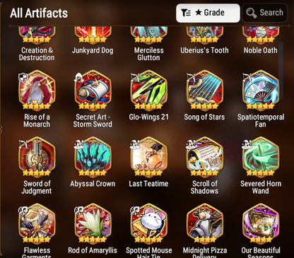 [GLOBAL][INSTANT] Epic 7 Seven Frida+art Ambitious Tywin Jack + 27ML pulls + Name Starter Account-Mobile Games Starter