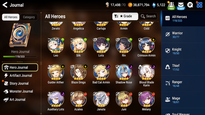 [GLOBAL][INSTANT] Epic 7 Seven Frida+art Mediator Kawerik + 26ML 2400 mystics pulls + Name Starter Account-Mobile Games Starter