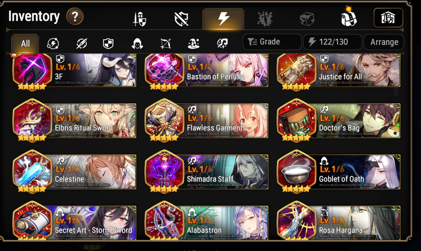 [GLOBAL][INSTANT] Epic 7 Last Rider Krau Maid Chloe+ Albedo+Shalltear+artifact + ML pulls + Name Starter Account Ovelord-Mobile Games Starter