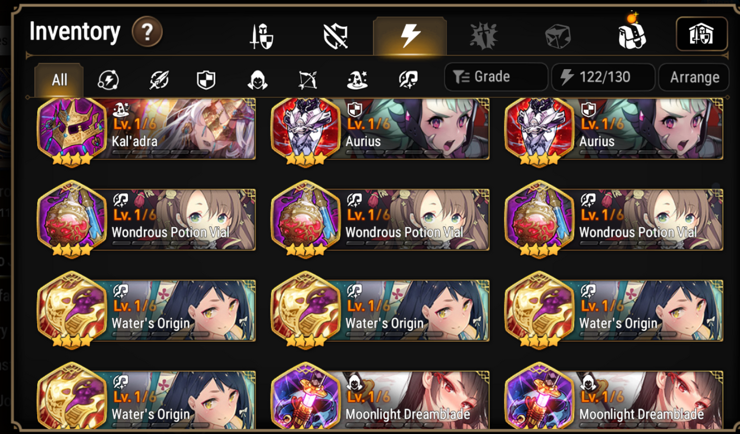 [GLOBAL][INSTANT] Epic 7 Last Rider Krau Maid Chloe+ Albedo+Shalltear+artifact + ML pulls + Name Starter Account Ovelord-Mobile Games Starter