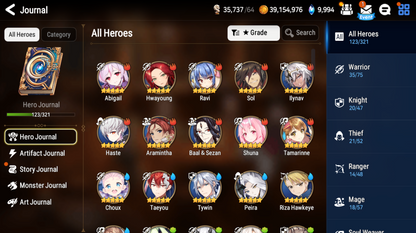 [GLOBAL][INSTANT] Epic 7 Lone Crescent Bellona Diene + 45 ML pulls + Name Starter Account-Mobile Games Starter