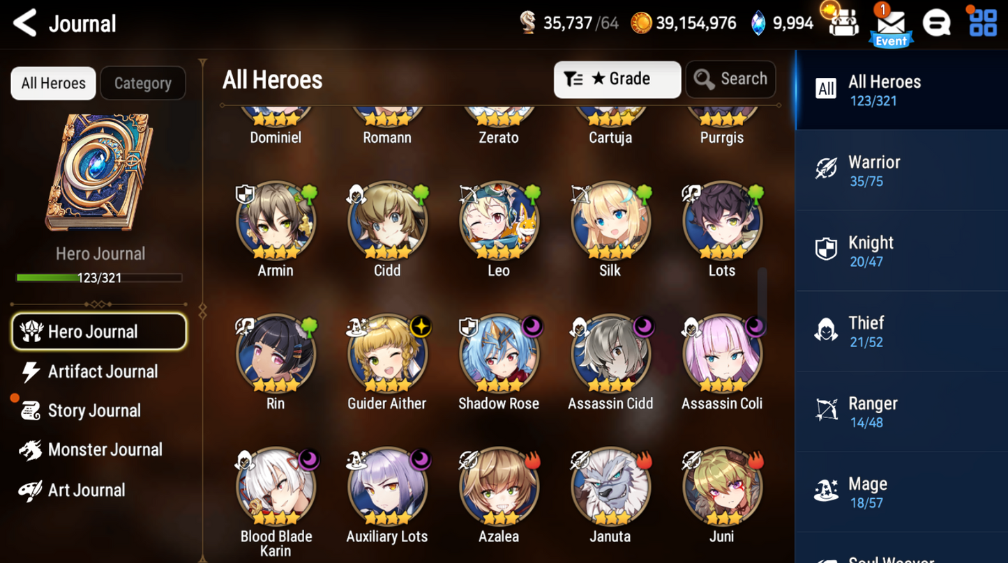 [GLOBAL][INSTANT] Epic 7 Lone Crescent Bellona Diene + 45 ML pulls + Name Starter Account-Mobile Games Starter