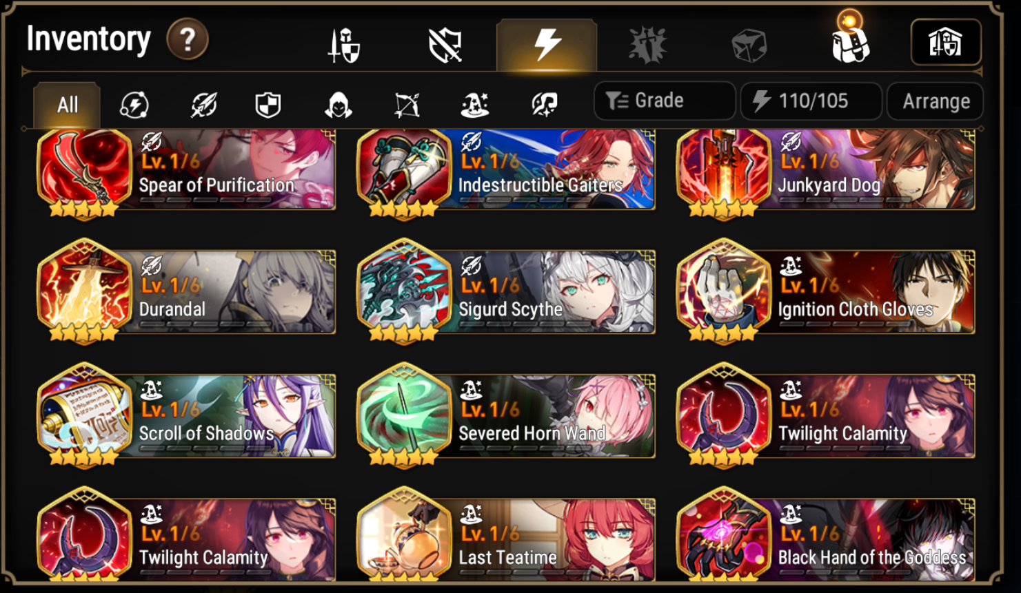 [GLOBAL][INSTANT] Epic 7 Lone Crescent Bellona Diene + 45 ML pulls + Name Starter Account-Mobile Games Starter