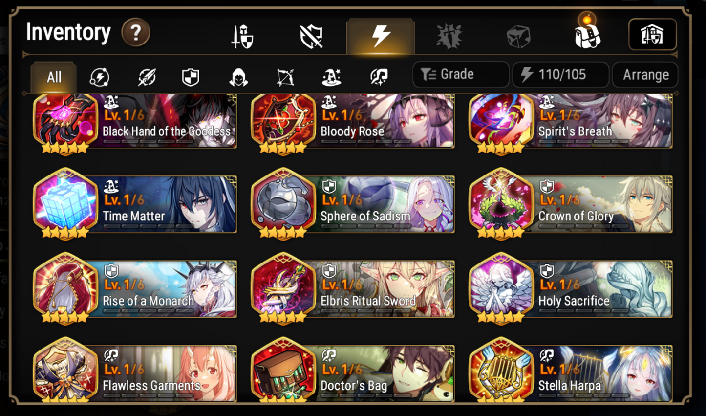 [GLOBAL][INSTANT] Epic 7 Lone Crescent Bellona Diene + 45 ML pulls + Name Starter Account-Mobile Games Starter