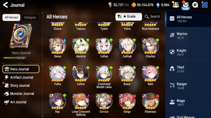 [GLOBAL][INSTANT] Epic 7 Lone Crescent Bellona Diene + 45 ML pulls + Name Starter Account-Mobile Games Starter