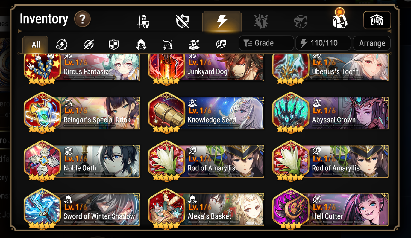 [Global][INSTANT] Epic 7 Seven Luna Tamarinne + ML pulls + 60 skin tickets Aged Starter Account-Mobile Games Starter