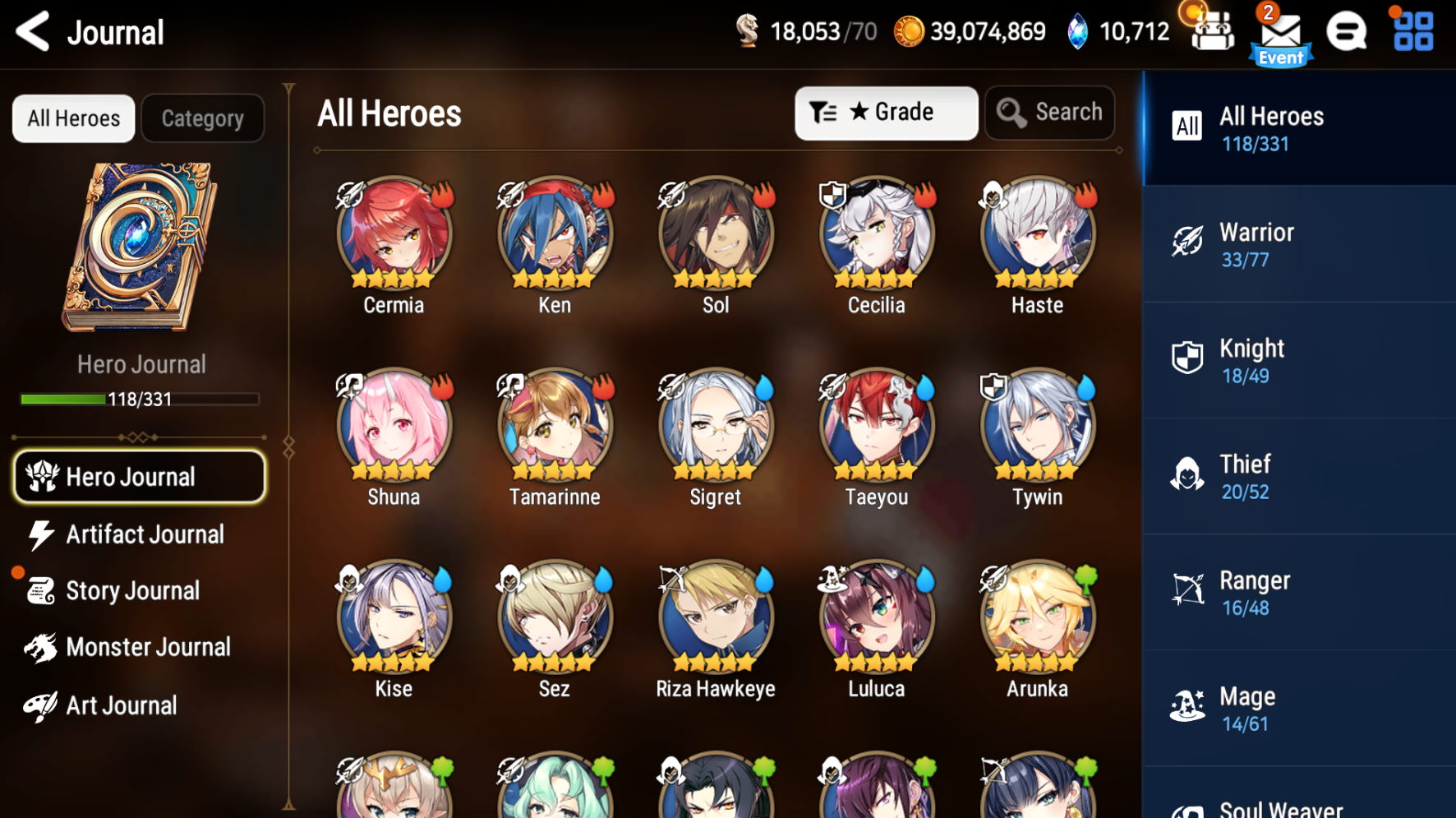 [GLOBAL][INSTANT] Epic 7 Seven Mediator Kawerik Pirate Captain Flan Angel of Light Angelica + ML pulls Starter Account-Mobile Games Starter