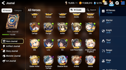 [GLOBAL][INSTANT] Epic 7 Seven Navy Captain Landy Angel Angelica + 25ML Mystics pulls + Name Starter Account-Mobile Games Starter