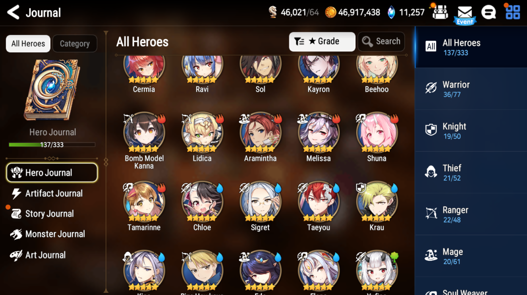 [GLOBAL][INSTANT] Epic 7 Seven New Moon Luna Lionheart Cermia + 55ML pulls 11k skystones 2500 mystics+ Name Starter Account-Mobile Games Starter