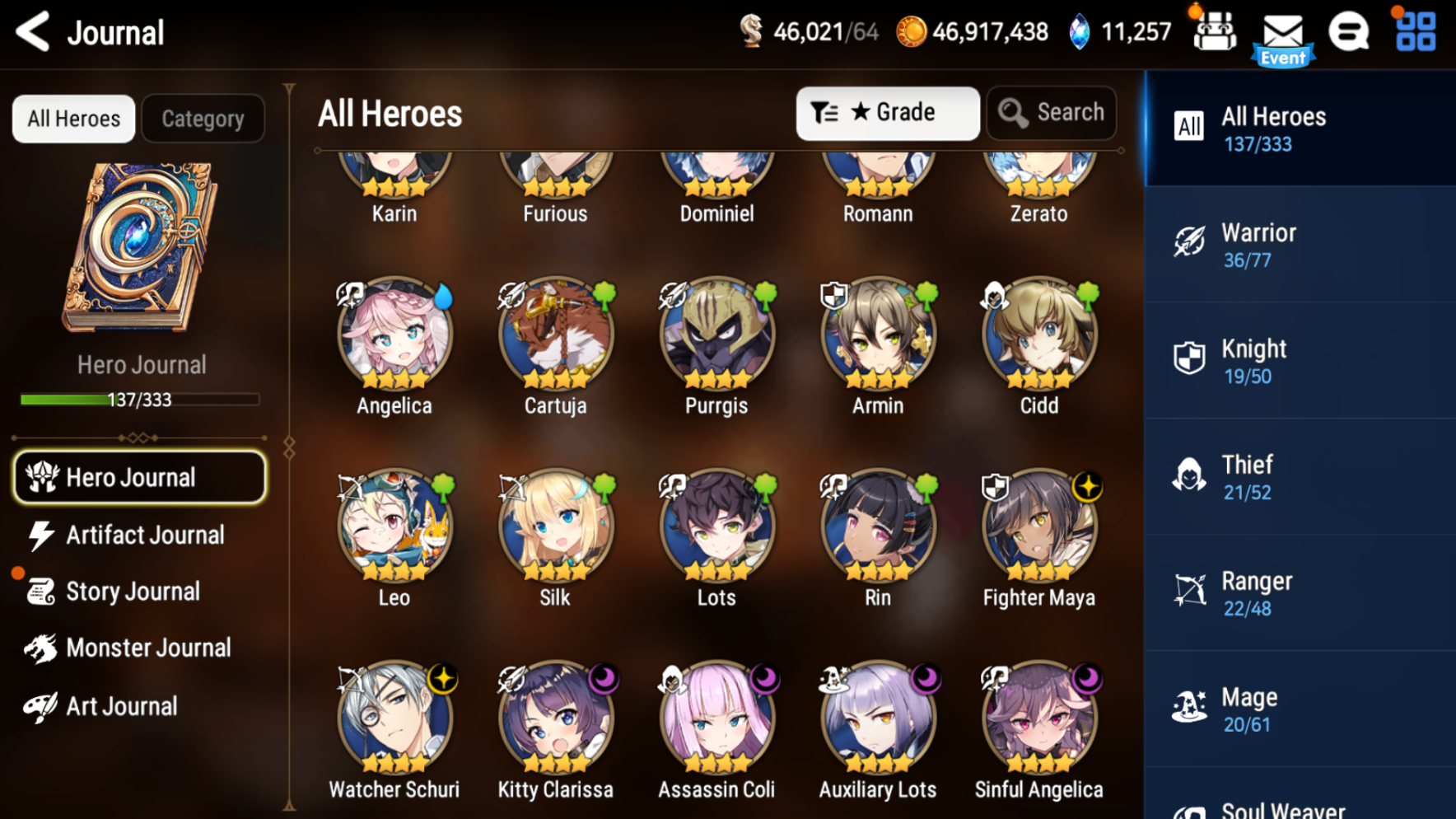 [GLOBAL][INSTANT] Epic 7 Seven New Moon Luna Lionheart Cermia + 55ML pulls 11k skystones 2500 mystics+ Name Starter Account-Mobile Games Starter