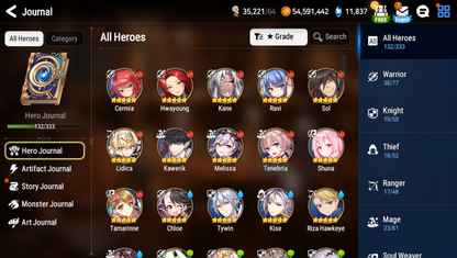 [GLOBAL][INSTANT] Epic 7 Seven New Moon Luna Mediator Kawerik + 57ML pulls 11k skystones 2500 mystics+ Name Starter Account-Mobile Games Starter