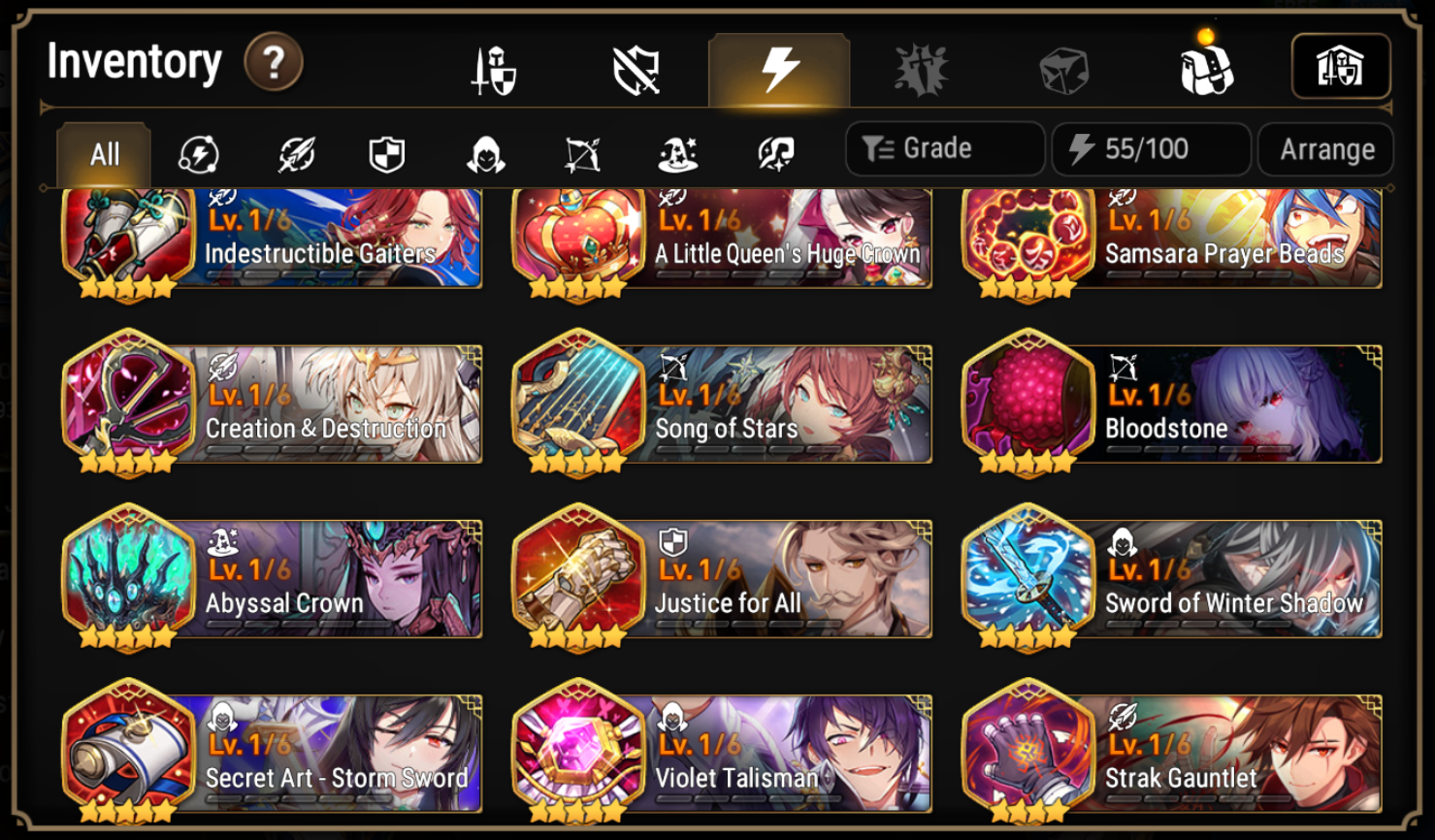 [GLOBAL] Epic 7 Seven New Moon Luna + ML pulls Starter Account-Mobile Games Starter