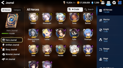 [GLOBAL][INSTANT] Epic 7 Seven Operator Sigret Jack + 2200 Mystics ML pulls Starter Account-Mobile Games Starter