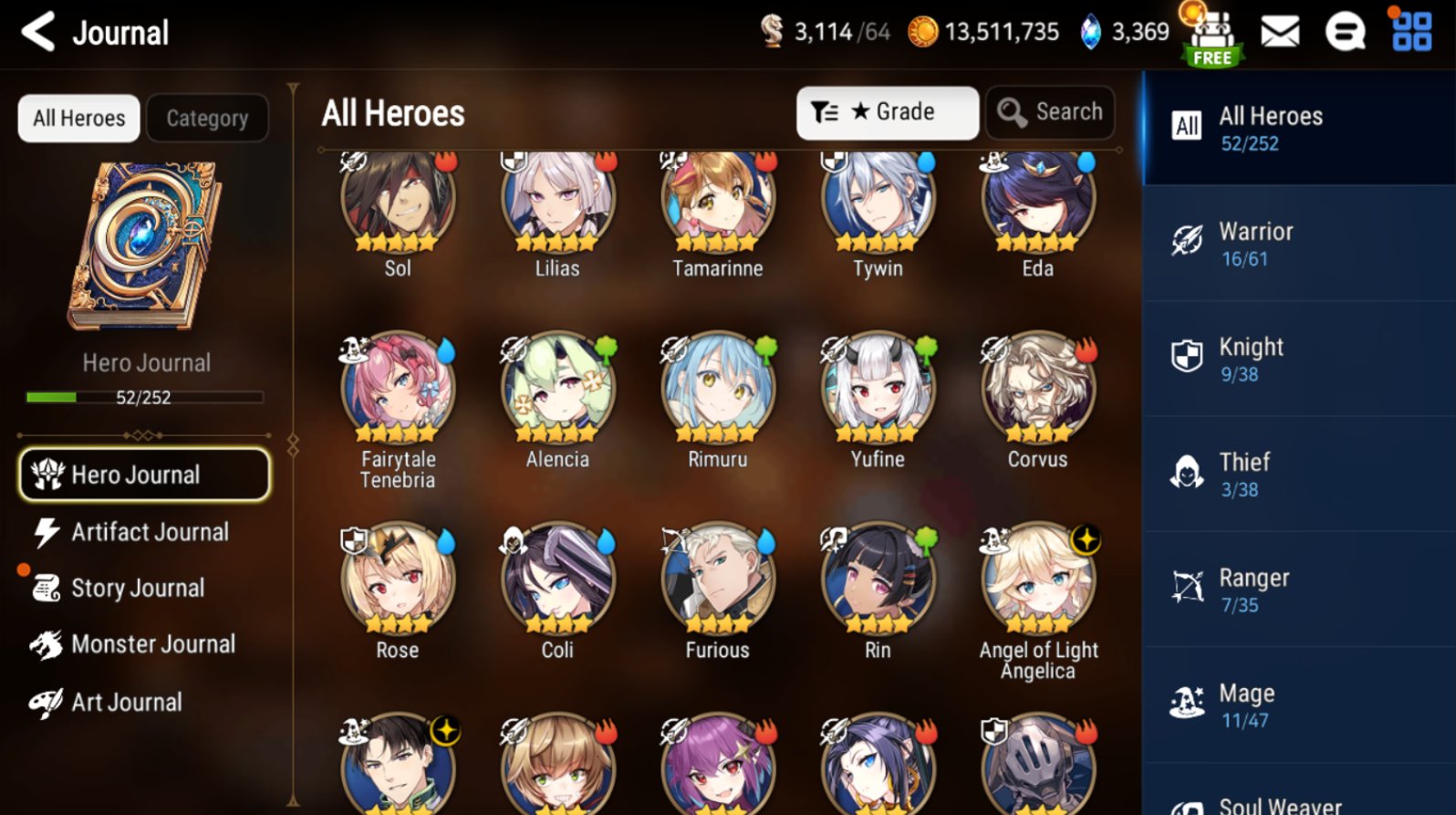 [Global][INSTANT] Epic 7 Seven Rimuru Fairytale Tenebria Angel of Light Angelica + pulls+ Name Starter Account-Mobile Games Starter