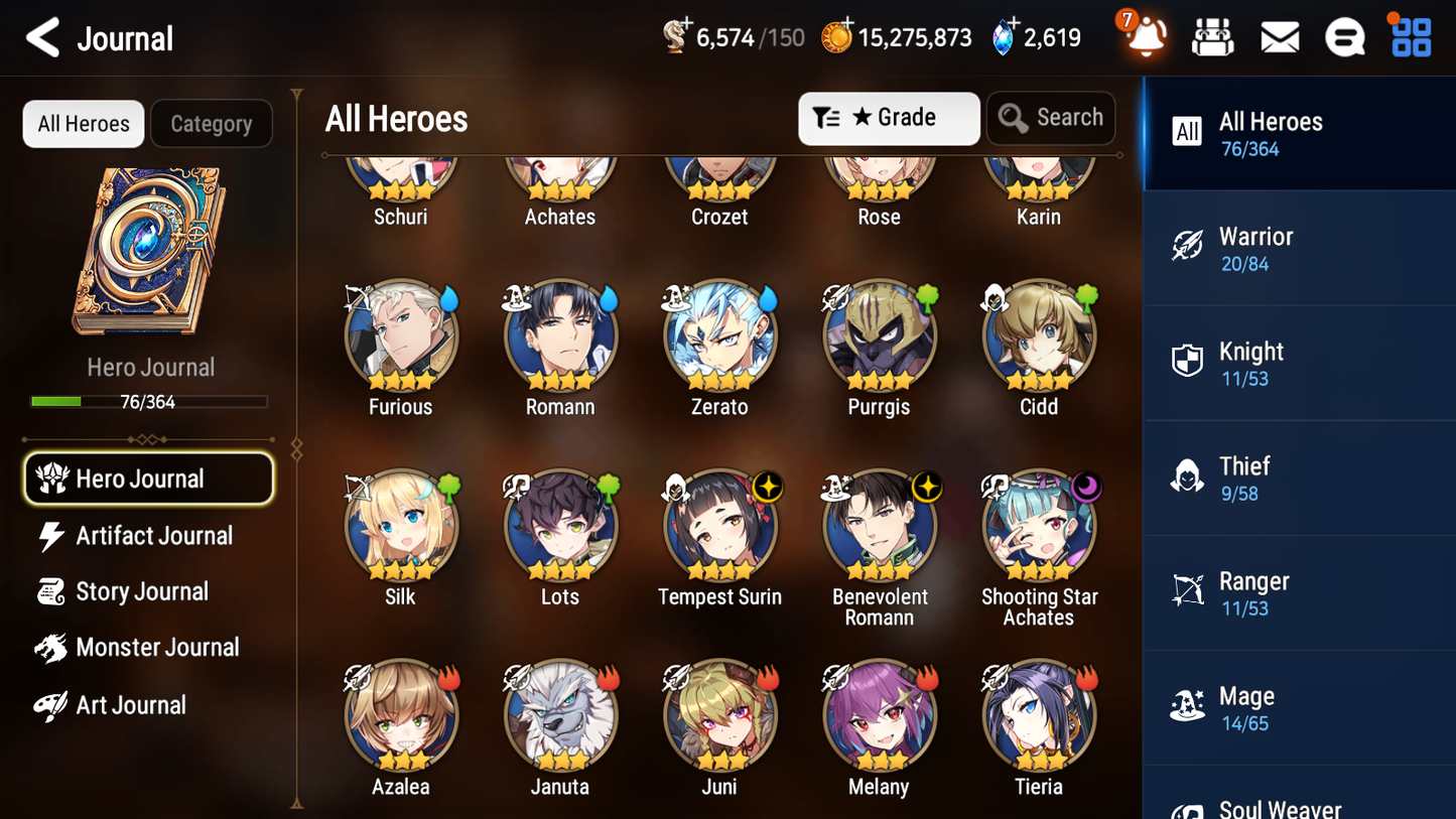 [GLOBAL][INSTANT] Epic 7 Seven Rimuru Fairytale Tenebria + ML pulls + 20 Speed + Name Starter Account-Mobile Games Starter