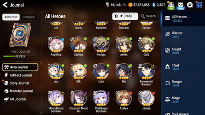 [GLOBAL][INSTANT] Epic 7 Seven Rimuru+artifact Milim+ artifact Jack + Name Starter Account #2-Mobile Games Starter