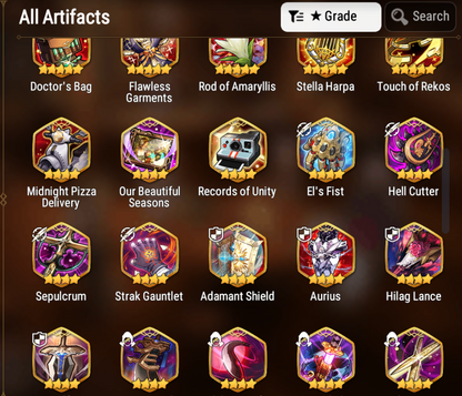 [GLOBAL][INSTANT] Epic 7 Seven Rimuru+artifact Milim+ artifact Jack + Name Starter Account #2-Mobile Games Starter