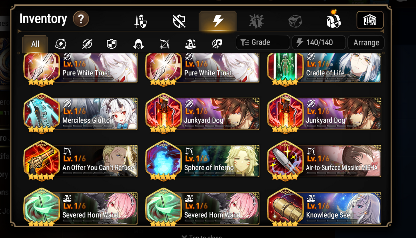 [GLOBAL][INSTANT] Epic 7 Ruele + Albedo+artifact + Shalltear + ML pulls + Name Starter Account Ovelord-Mobile Games Starter