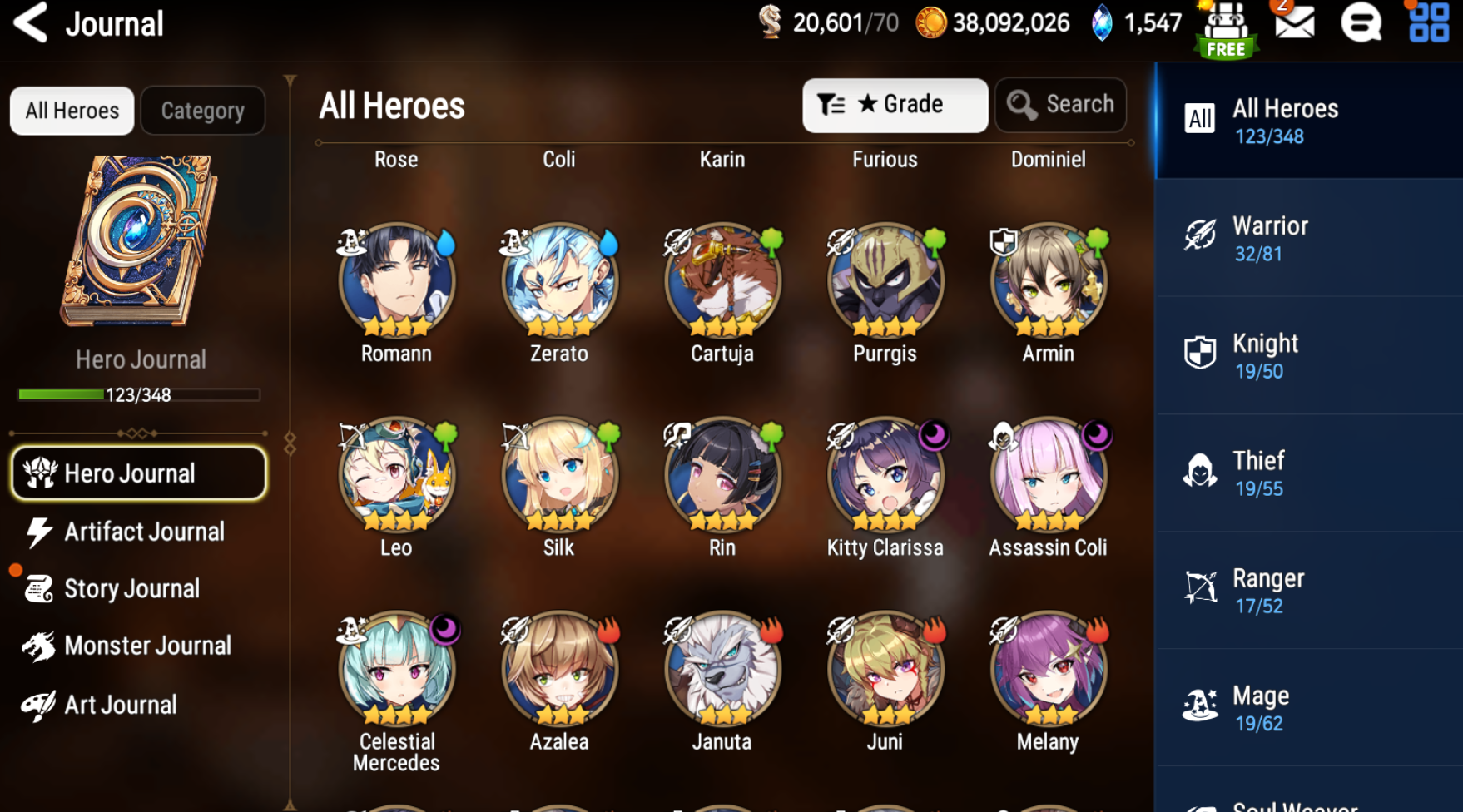 [GLOBAL][INSTANT] Epic 7 Seven Ruele Mediator Kawerik + Albedo+artifact + Shalltear + ML pulls + Name Starter Account Ovelord-Mobile Games Starter