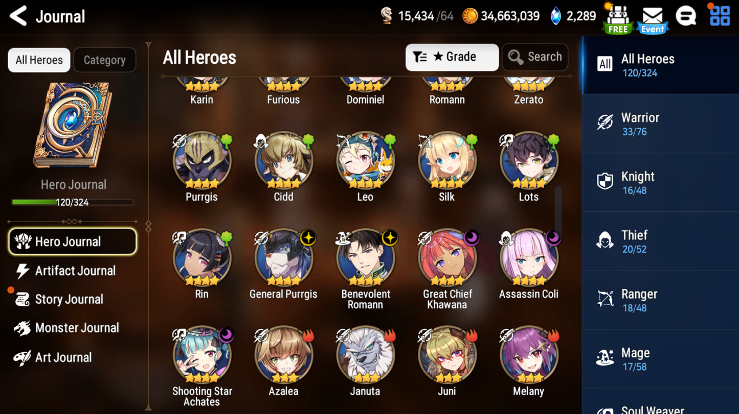 [GLOBAL][INSTANT] Epic 7 Sage Baal + Shalltear+artifact + ML pulls + Name Starter Account Ovelord-Mobile Games Starter