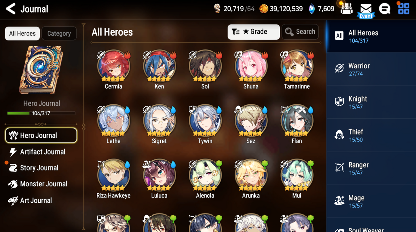 [Global][INSTANT] Epic 7 Seven Straze Ambitious Tywin Lethe Starter Account-Mobile Games Starter