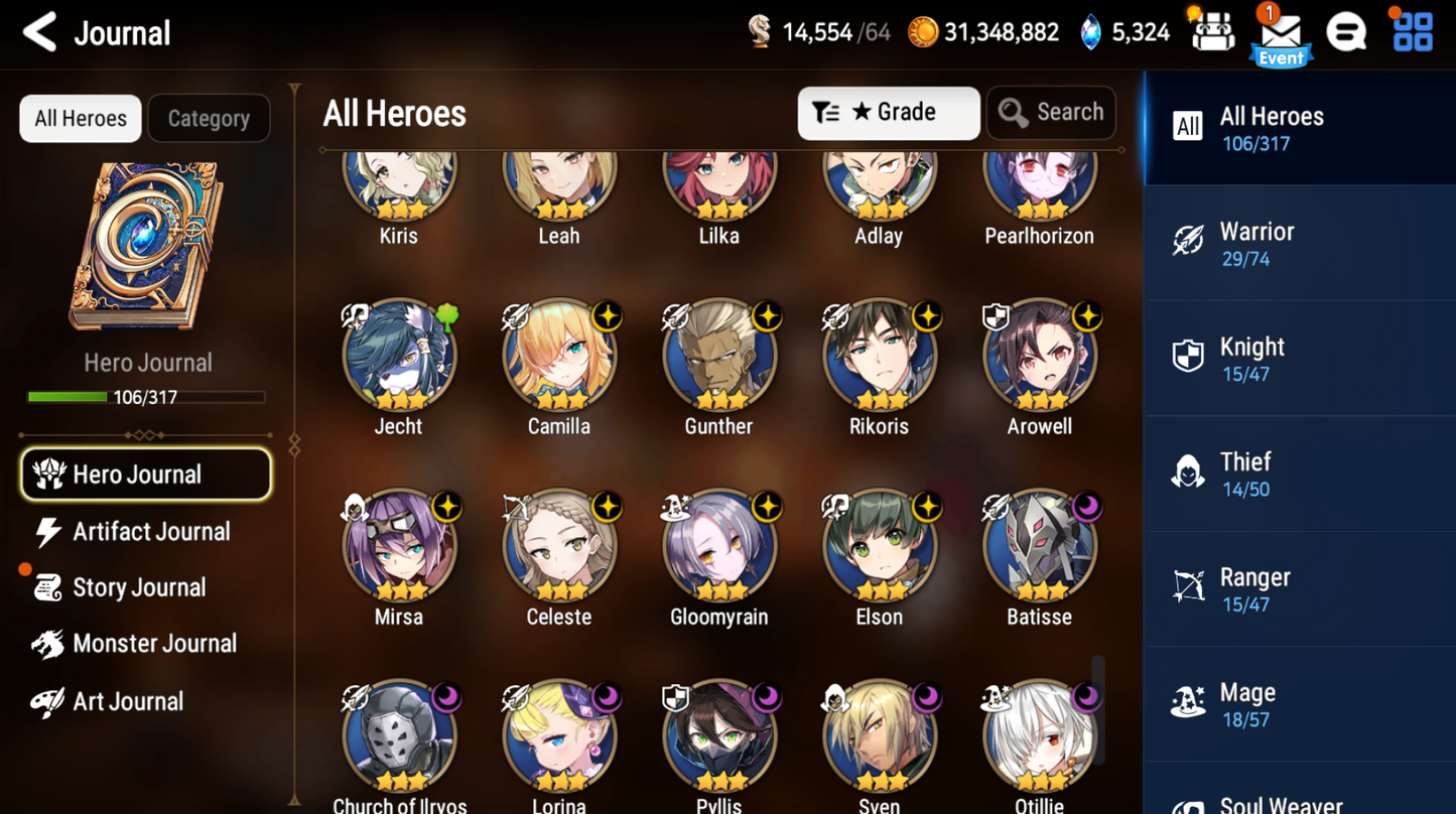 [Global][INSTANT]Epic 7 Seven Sylvan Sage Vivian Silver Blade Aramintha + Name Starter Account-Mobile Games Starter