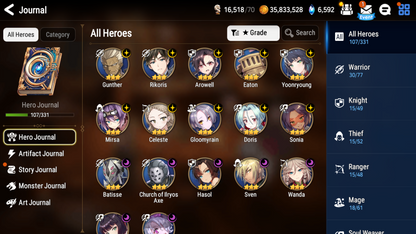 [Global][INSTANT] Epic 7 Seven Top Model Luluca + Rem + Name Starter Account-Mobile Games Starter